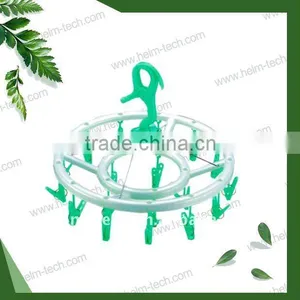 Plastic Product-Round-shaped Clip Clothes Hanger(18pegs)-HMT3094 thumbnail-1