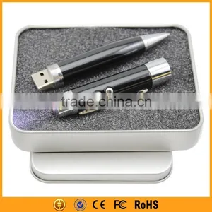 Wholesale Fashion Pen Shape Metal Custom USB Pen thumbnail-1