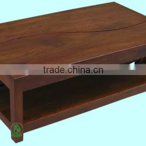 Wooden Coffee Table,indian Wooden Furniture,home Furniture,living Room Furniture,sheesham Wood Furniture thumbnail-1