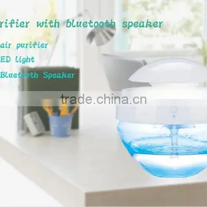Air Purifier And Aroma Therapy Infuser Globe Humidifier Moon Light Bluetooth Speaker thumbnail-1