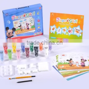 Funny Item 4 Color Friendly Material Child Toy Finger Painting Set Toy thumbnail-3