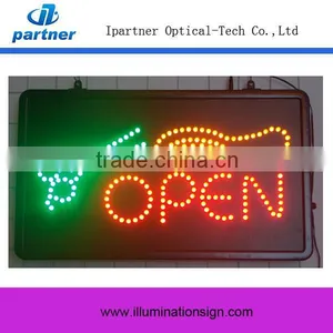 China Wholesale Hair Salon LED Open Sign thumbnail-1
