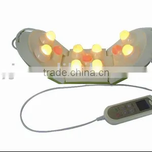 11 Jade Balls Far-infrared Folding Vibration Moxibustion Massager With Wooden Box thumbnail-1
