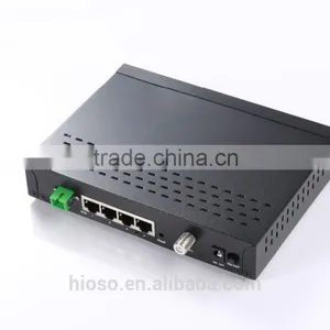 100M EPON ONU With 4 RJ45 Ports and 1 RF CATV Port thumbnail-2