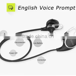Original New QCY QY8 Bluetooth 4.1 Headphone Wireless Sports Stereo Running Earphone Portable With HD Microphone Headset Stock thumbnail-4