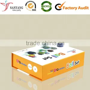 Colored Packaging Box Hard Paper Educational Toy Box Empty Ball Set Box thumbnail-2