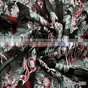 2016 Hot Selling Product High Quality Embroidery Latest Fashion Element Polyester Fabric thumbnail-2