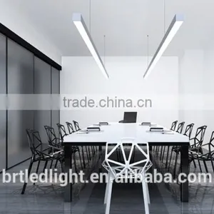 High Quality Aluminum Shape Led Linear Light 30w 40w Led Suspended Ceiling Lighting for Offices thumbnail-5