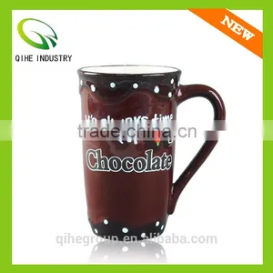Custom Matt Black Color Ceramic Coffee Cup thumbnail-1