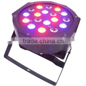 High Brightness Colorful Lighting Mini 18pcs 1W 4in1 RGBW LED Power Par Can Light thumbnail-2