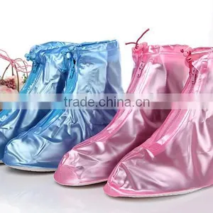 Natural Rubber Rain Boots Female Offenders Cartoon Children Overshoes Nap Inside Warm Rain Boots Quality Choice thumbnail-5