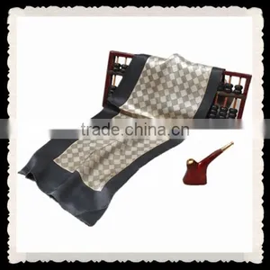 100% Mulberry Silk Scarf for Men thumbnail-1