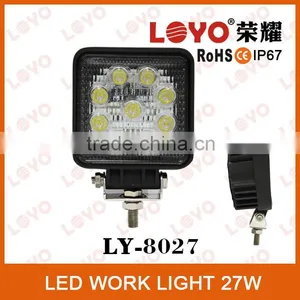 BEST SELLING!!! IP67 High Power 27W LED Lamps, Off-road LED Work Light, 27W LED Work Light thumbnail-1