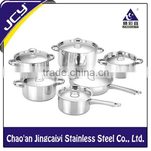 410 # Stainless Steel 12pcs Cookware thumbnail-1