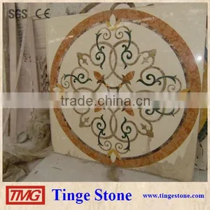 High Grade Water Jet Marble Medallion for Interior Projects thumbnail-1