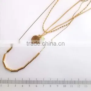 Fashion Multilayer Chain Pendant Necklace thumbnail-2