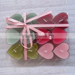 Heart Multi-color Tealight Candle thumbnail-1