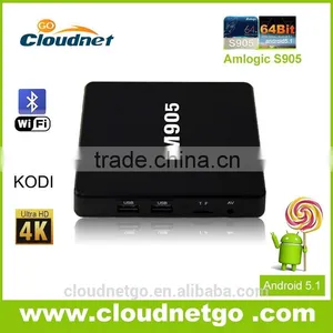 Cloudnetgo Android 5.1 TV Box in Amlogic S905 Chipset Support 4K UHD 60Ghz,10 Bit Android TV Box With Kodi 15.2 1/2G+8G thumbnail-3