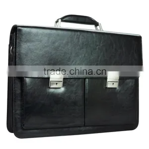 Leather Mens Black Briefcase X8004A130036 thumbnail-1
