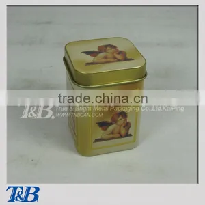 Galvanized Tin Box, Tea Can thumbnail-1