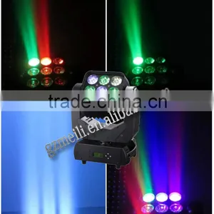 Professional Lighting 9pcs 12w 4 in 1 Matrix Led Moving Head thumbnail-5