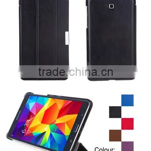 Leather pu Wallet With pu Leather Wallet for Samsung Galaxy Note 4 With Genuine Leather for Tap 4, T2300 thumbnail-1