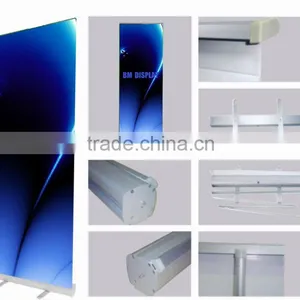 Advertising Aluminum Roll up Display Stand, Small Base Roll up Standees, Customized Exhibition Roll up Banner thumbnail-5