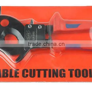 Two Step Ratchet Cable Cutter LK-250 for Cutting 32mm AL/CU Cables 500AWG Cable Cutting Tool thumbnail-4