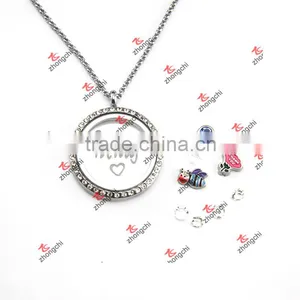 Alloy Floating Men's Lockets/Dog Bone Lockets Charms Pendants ChainsJewelry (MBJ51114) thumbnail-2