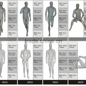 New Style High Quality Brand Clothes Display Custom Sexy Lifelike Male Mannequins thumbnail-1
