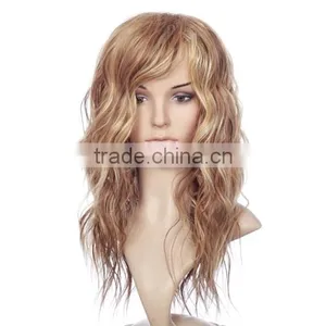 China Wig Supplier Wholesale European Bohemian Wig Kinky Blonde Curly Hair Wig thumbnail-2
