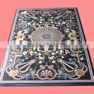 Marble Inlay Coffee Table Top, Marble Inlay Dining Table Top thumbnail-1