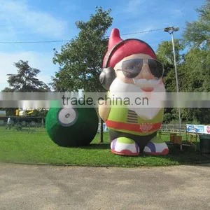 Outdoor Lawn Inflatable Santa Claus Western Christmas Decorations thumbnail-1