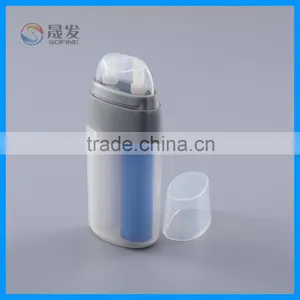 2016 Wholesale Double Tube Cosmetic Lotion Pump Bottle thumbnail-2