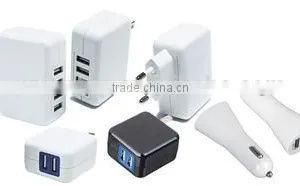 5V 1A 2A 3A Multiple Usb Port Wall Plug Laptop Keyboard to Usb Adapter thumbnail-1