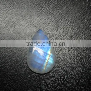 Blue Flashy Moonstone With Pear Shape thumbnail-3
