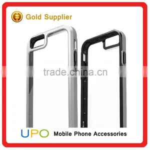 [UPO] New Arrival 2 in 1 Back Scratch-proof Plastic Mobile Phone Clear Case for IPhone 6 6plus thumbnail-3