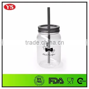 Bpa Free Single Wall Plastic Mason Jars Wholesales 720 ml thumbnail-4