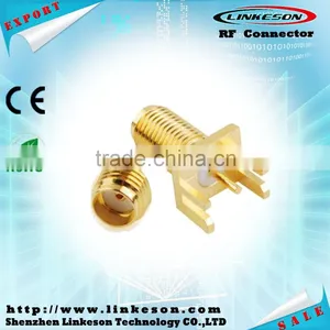 RF Coaxial SMA Female PCB Mount Connector thumbnail-1