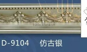 European and American Style Wall Decoration Decorative PU Crown Moulding for Ceiling and Wall thumbnail-2