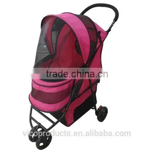 Dog Stroller Cat Stroller, Dog 3 Wheel Folding Travel Pet Stroller, Folding Dog Travel Stroller thumbnail-1
