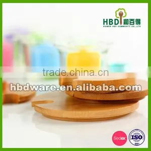 Hot New Products for 2016 Bamboo Wood Lid for Glass Jar,mason Jar Lid for Sale thumbnail-6