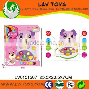 LV0151576 Made in China Yellow Toy English Spanish B/O Baby Organ With IC Light Music Sound thumbnail-4