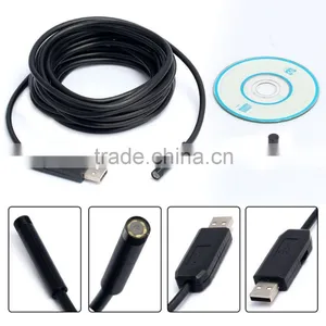 5m 6 LED Waterproof USB Borescope Snake Inspection Endoscope Tube Camera Mirror thumbnail-5