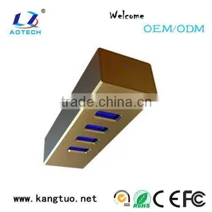 OEM Led Logo!!!maggic Mirror 4 Port Usb Hub With Competitive Price From Shenzhen Aotech thumbnail-1
