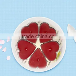 Color Changing Feature and Home Decoration Use Heart Type Candle Wax thumbnail-1