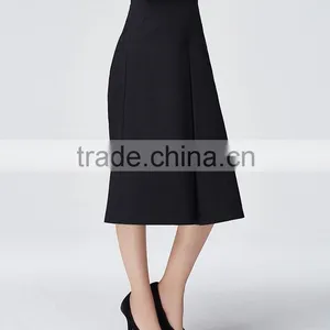 China Supplier Online Shopping New Arrival Fashion Black High Waisted Women Wide Leg Pants thumbnail-4