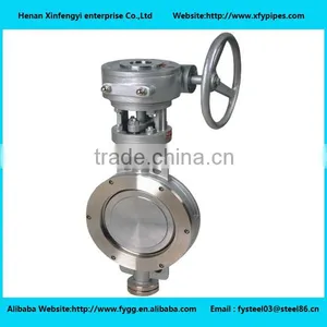 U Type Double Flange Price Butterfly Valve thumbnail-5