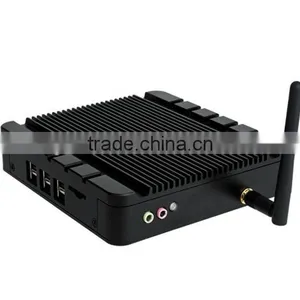 Intel Atom N2800 Embedded Industrial Mini PC Box PC NIS-886 Barebone System thumbnail-1