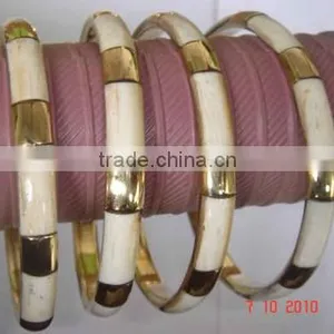 SIXTH SENSE Metal Acrylic Bangles thumbnail-1